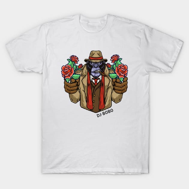 DJ BOBO MONKEY T-Shirt by Visionary Canvas